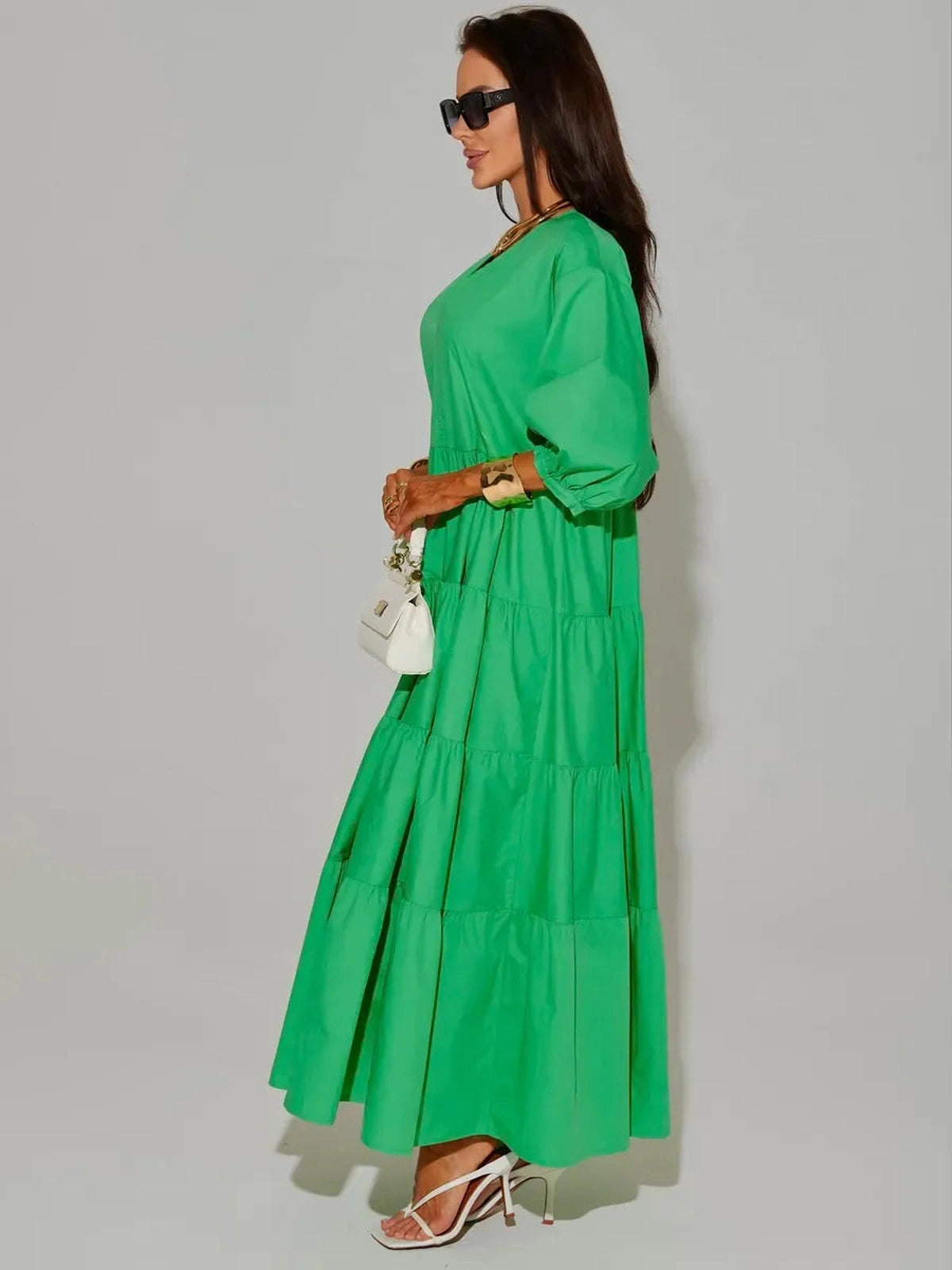 Emerald Midi Dress