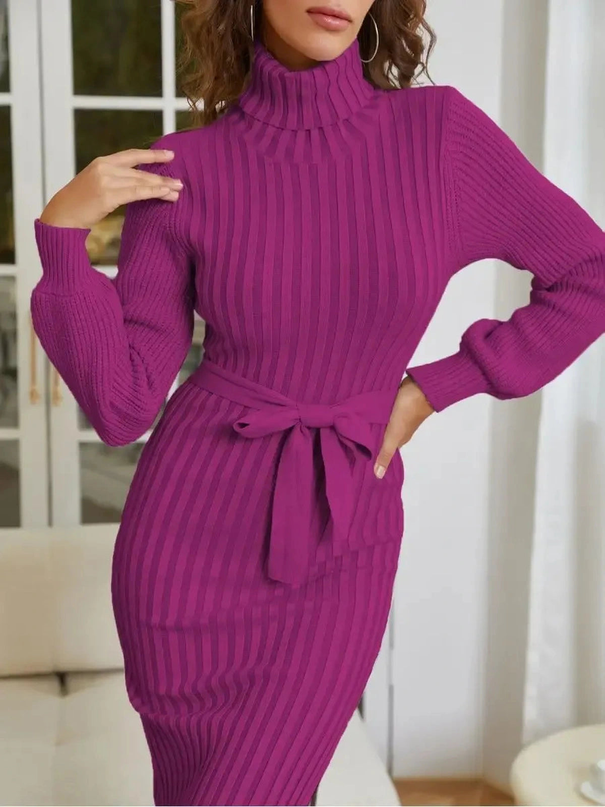 Violet Midi Dress