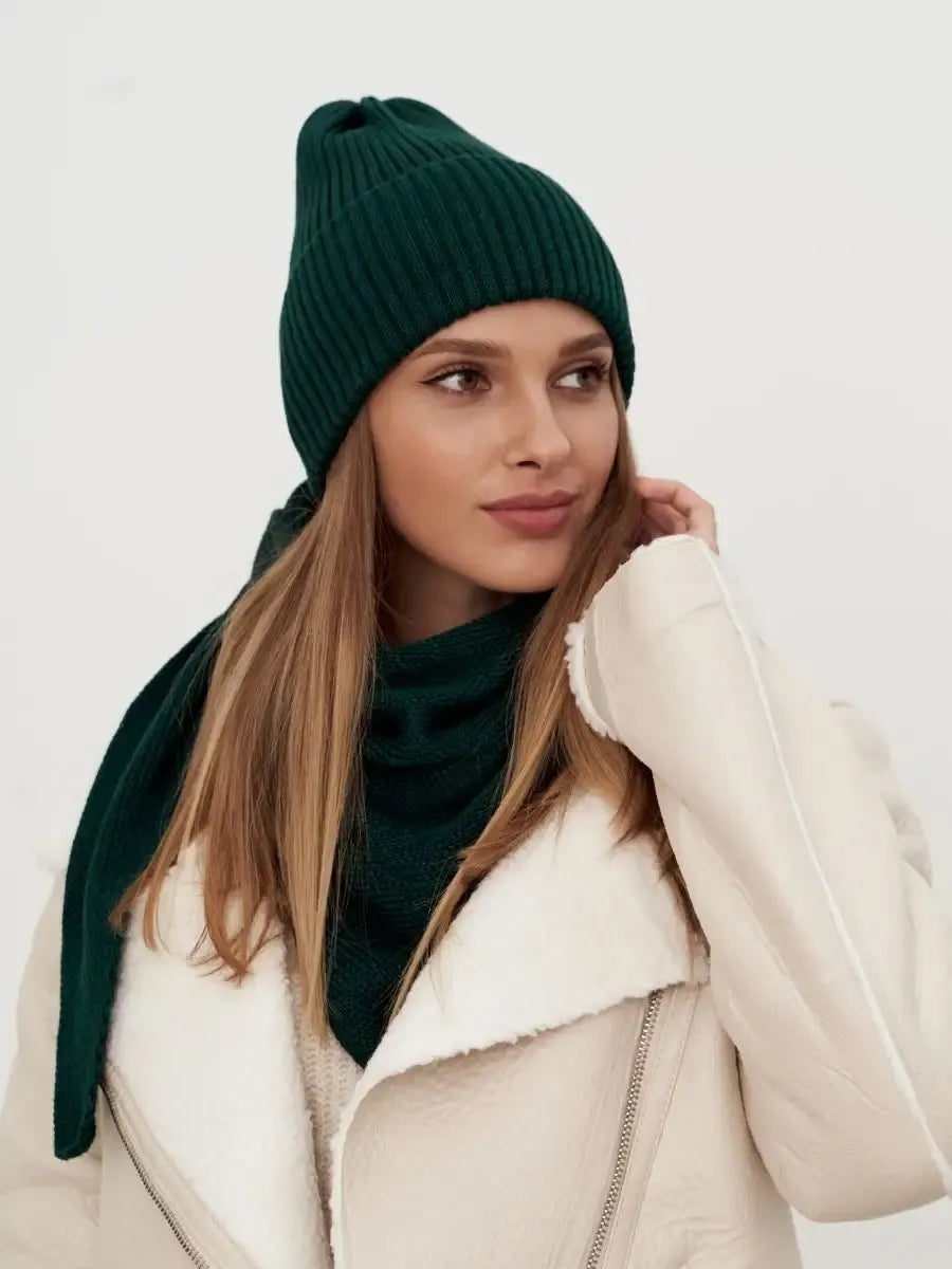 Emerald Beanie & Scarf Set