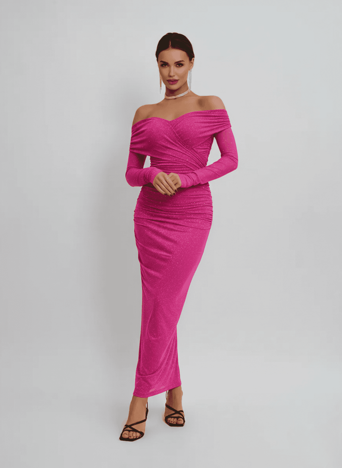 Fuchsia Maxi Dress