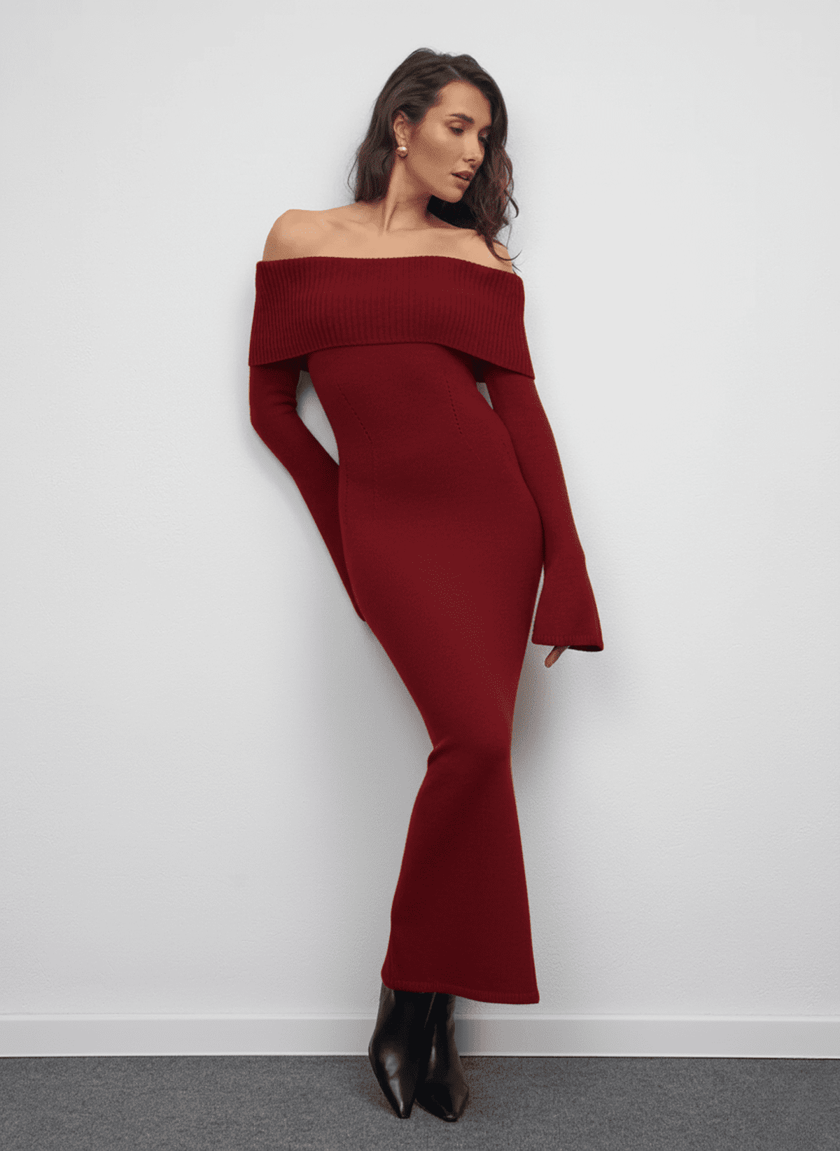 Crimson Maxi Dress