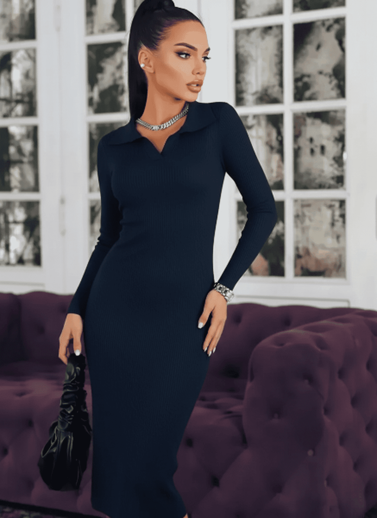 Neris Midi Dress