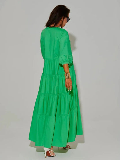 Emerald Midi Dress