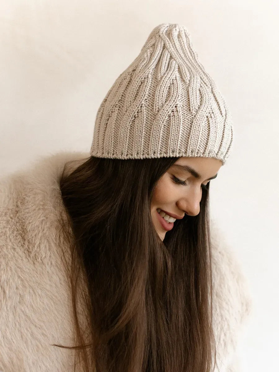Almond Knit Hat