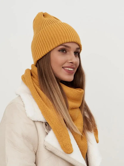 Marigold Beanie & Scarf Set