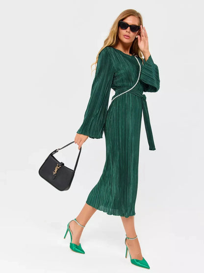 Emerald Midi Dress