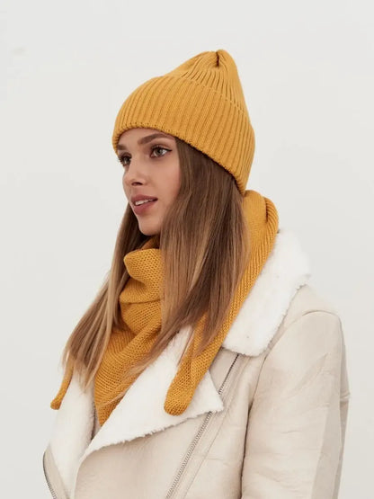 Marigold Beanie & Scarf Set