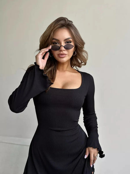 Noir Mini Dress
