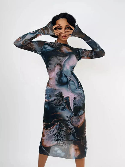 Nebula Midi Dress