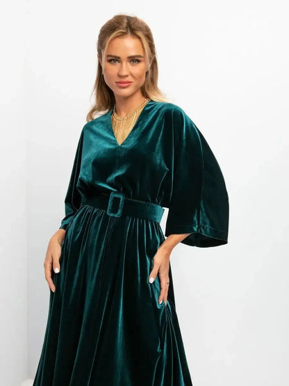 Emerald Midi Dress