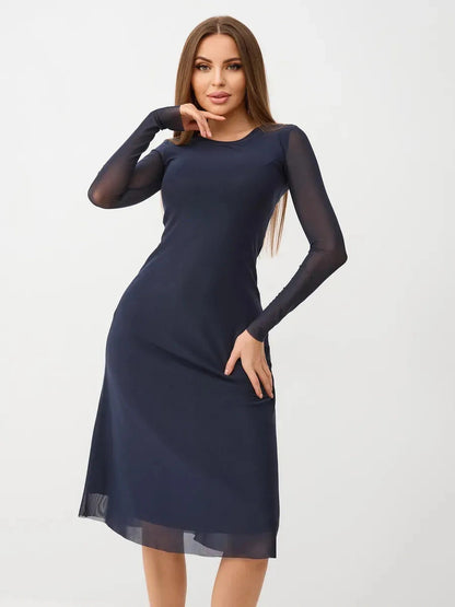 Mesh Midi Dress