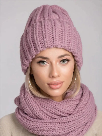 Violet Winter Accessories Set