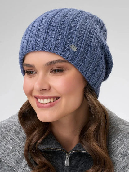 Denim Knitted Hat