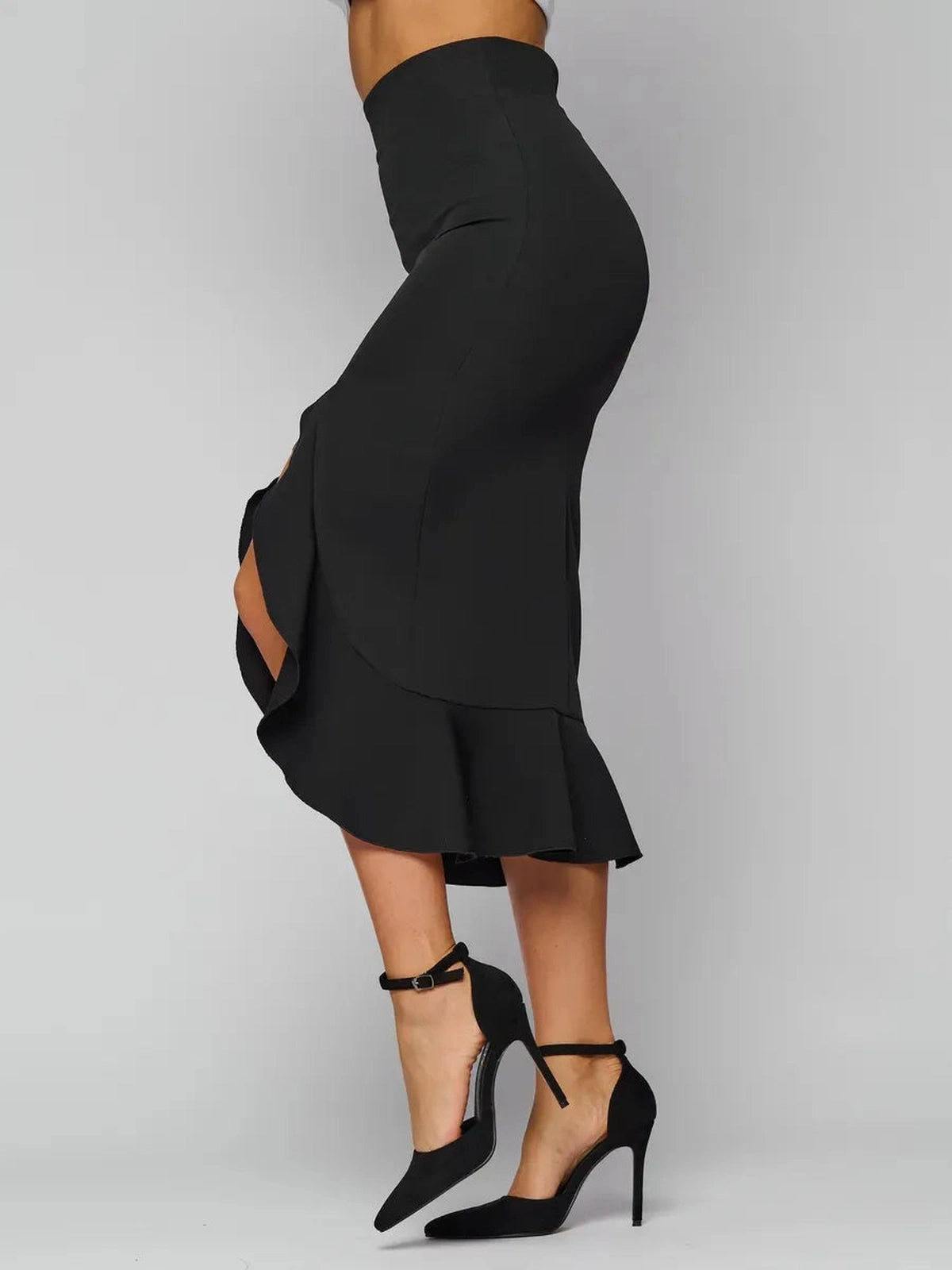 Noir Midi Skirt