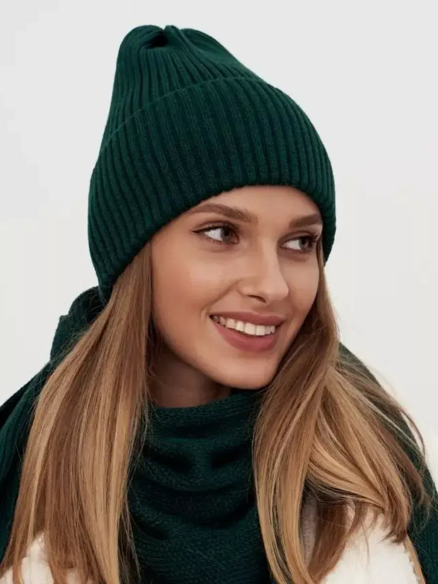 Emerald Beanie & Scarf Set