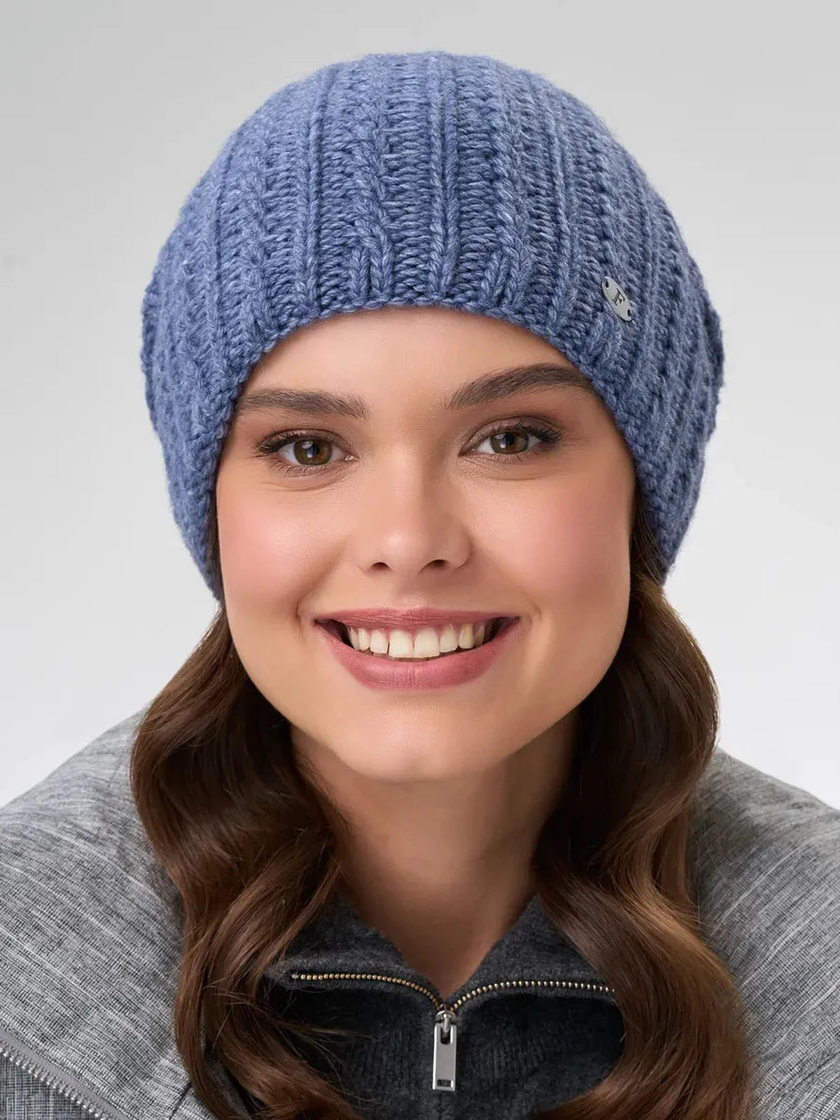 Denim Knitted Hat