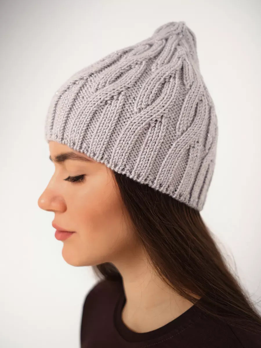 Lurex Knit Hat