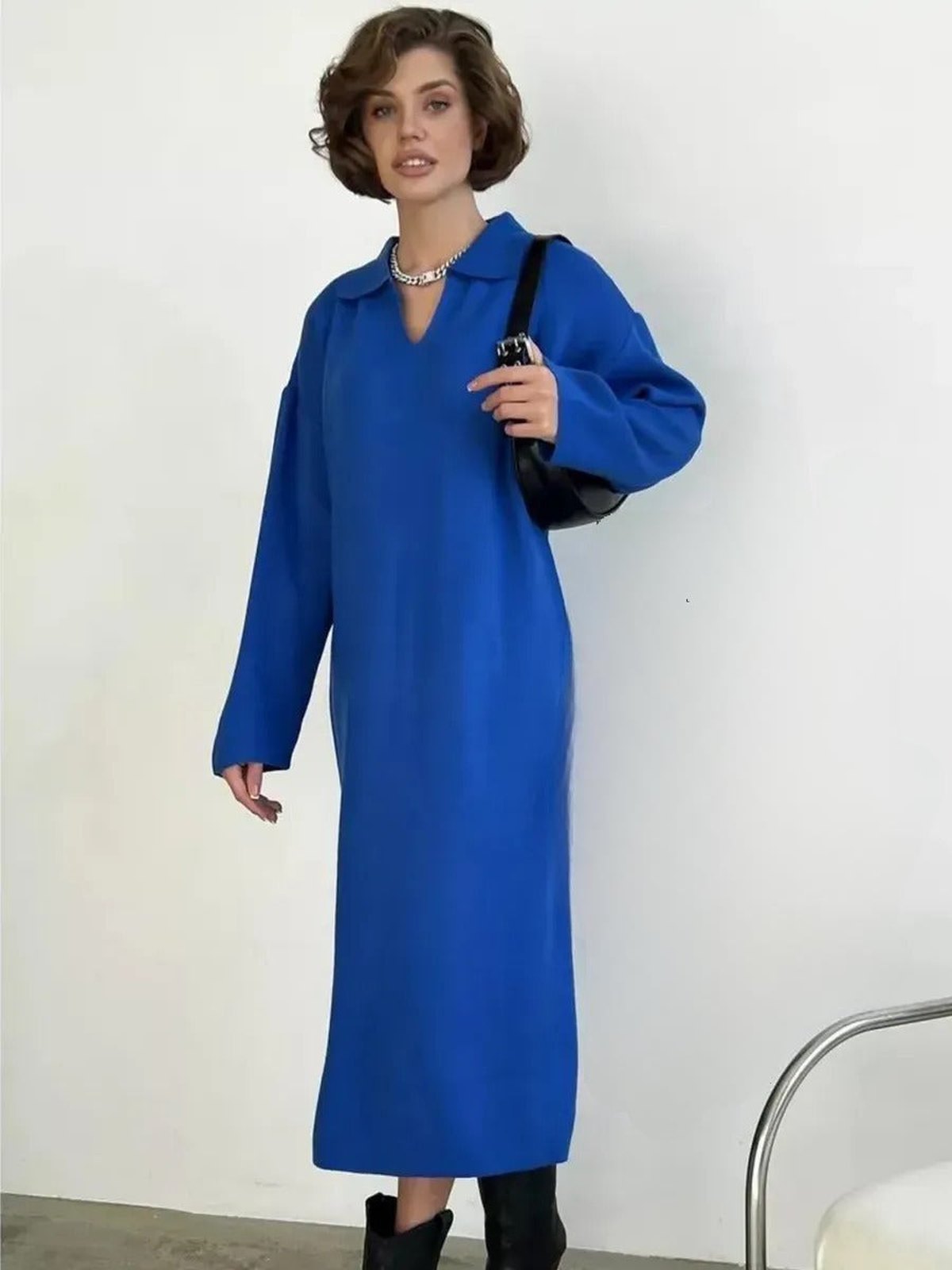 Indigo Midi Dress
