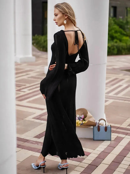Noir Midi Dress