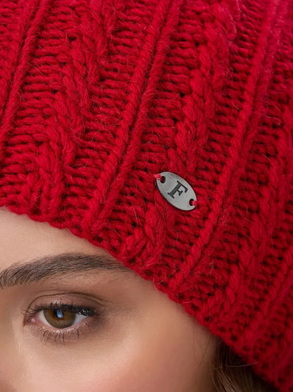 Scarlet Knitted Hat