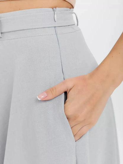 Silver Mist Maxi Skirt