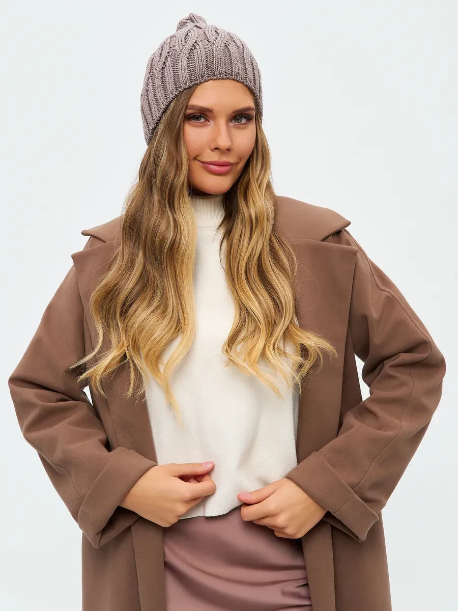 Capuccino Knit Hat
