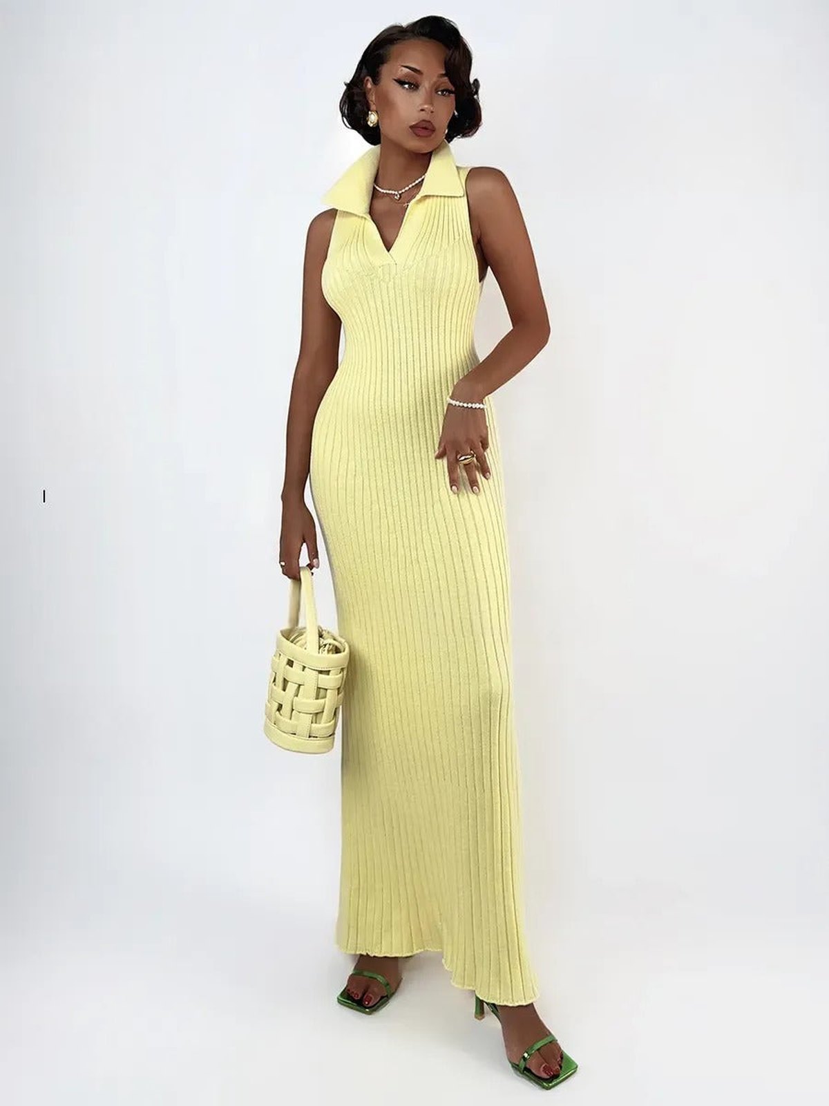Lemon Maxi Dress