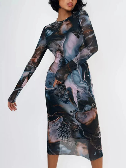 Nebula Midi Dress