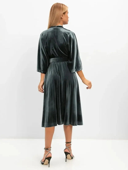 Graphite Midi Dress