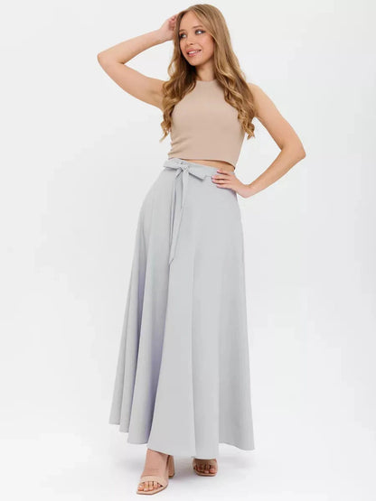 Silver Mist Maxi Skirt