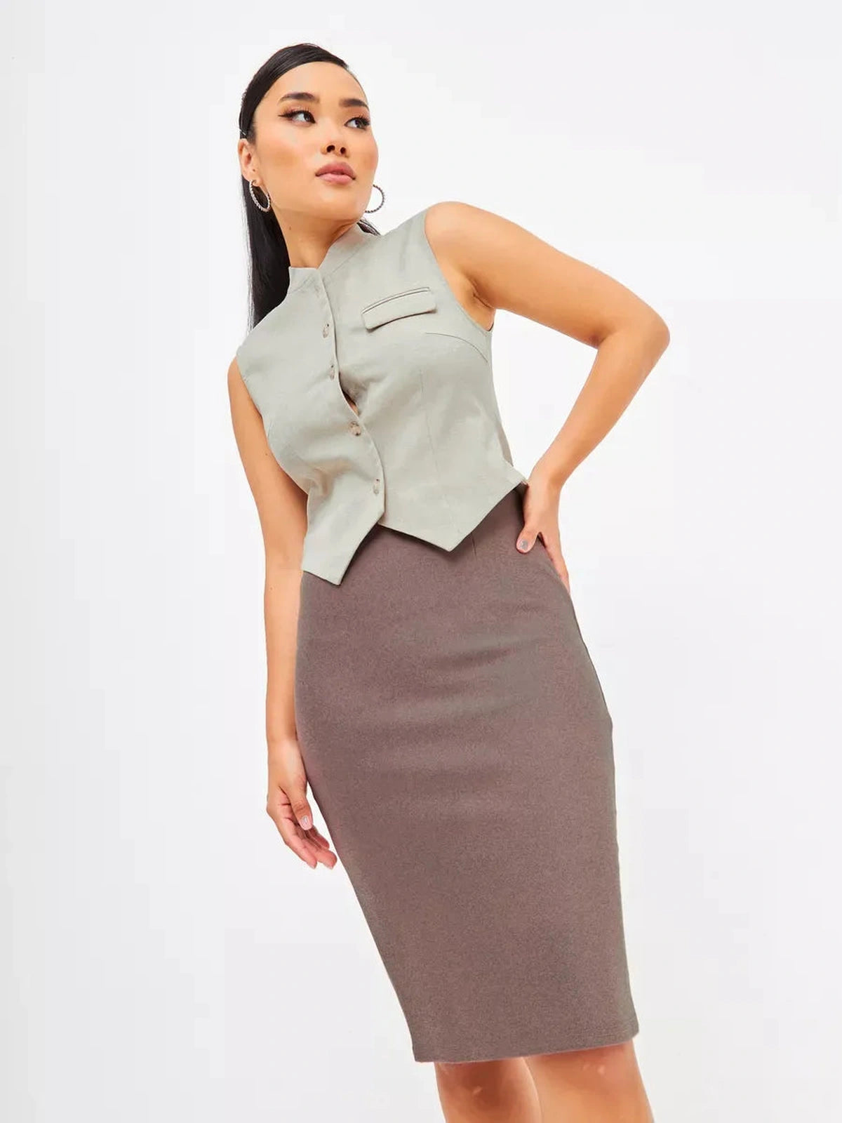 Sable Midi Skirt