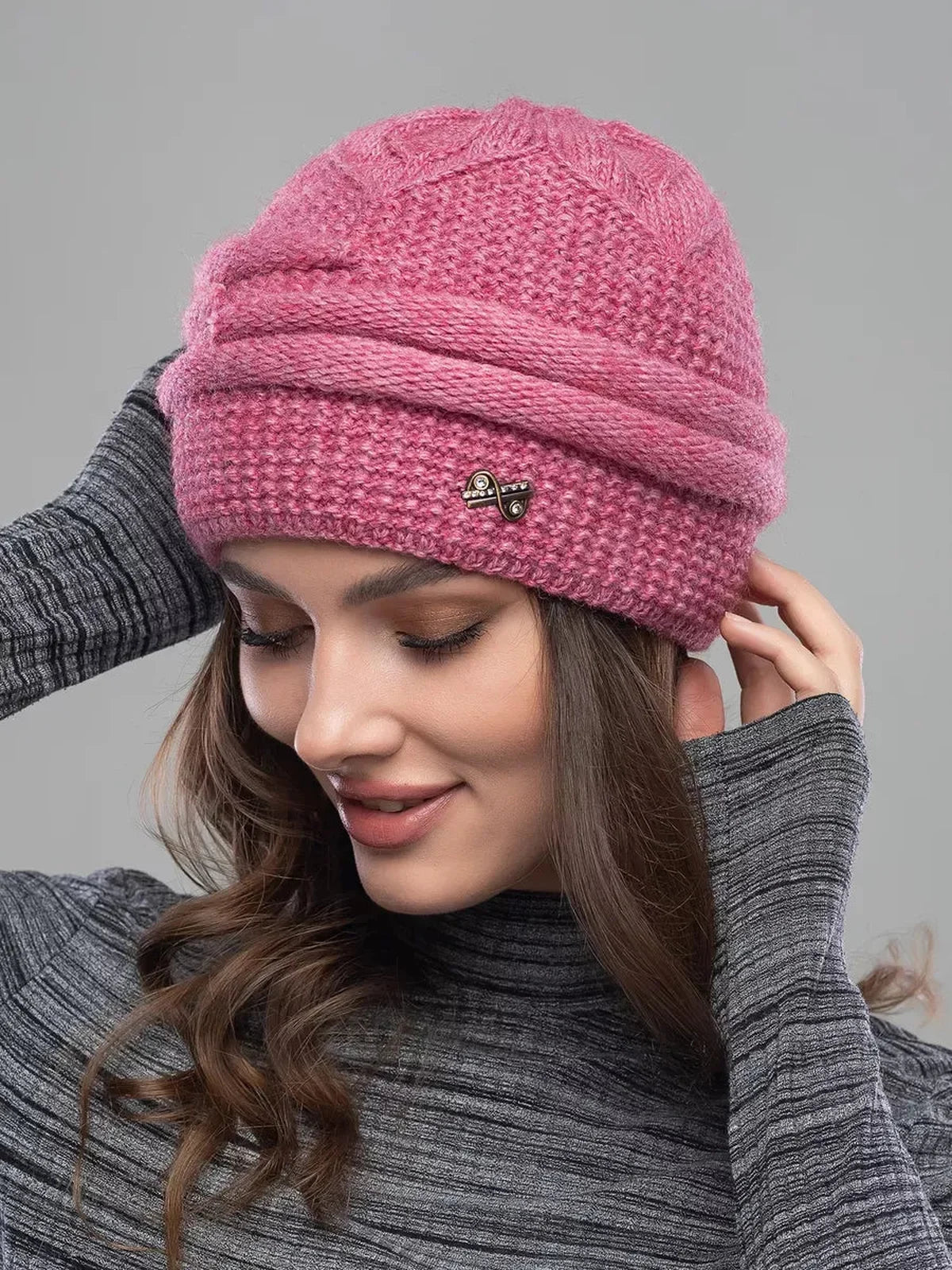 Cranberry Knitted Hat