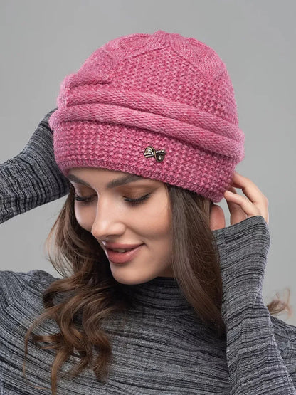Cranberry Knitted Hat