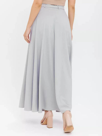 Silver Mist Maxi Skirt