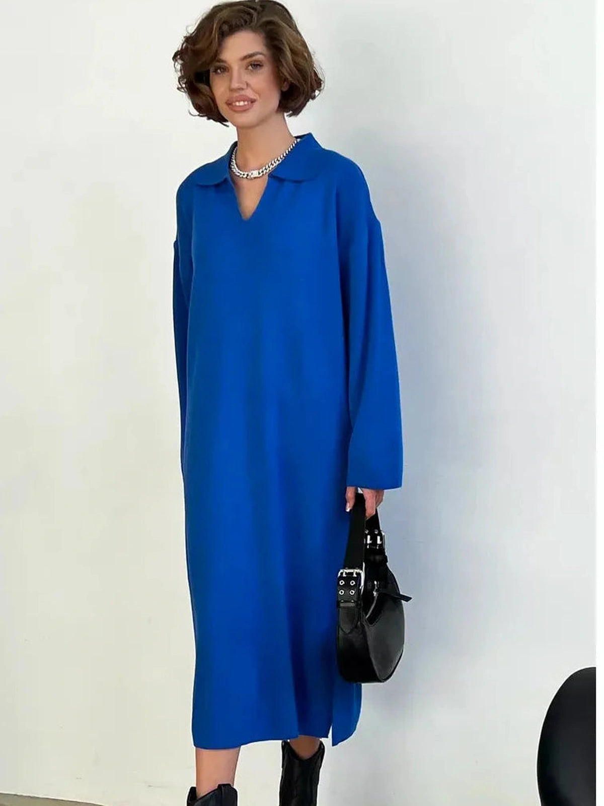 Indigo Midi Dress