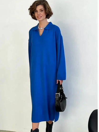 Indigo Midi Dress