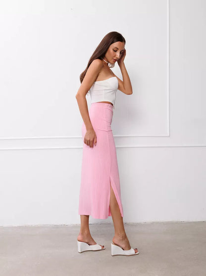 Rosette Midi Skirt