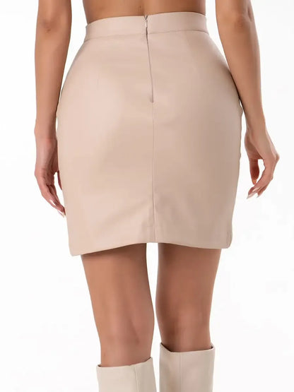 Ivory Mini Skirt
