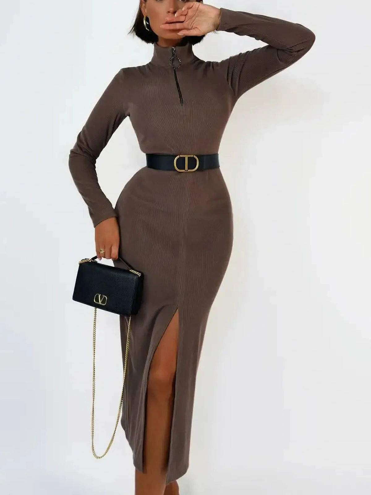 Mocha Midi Dress