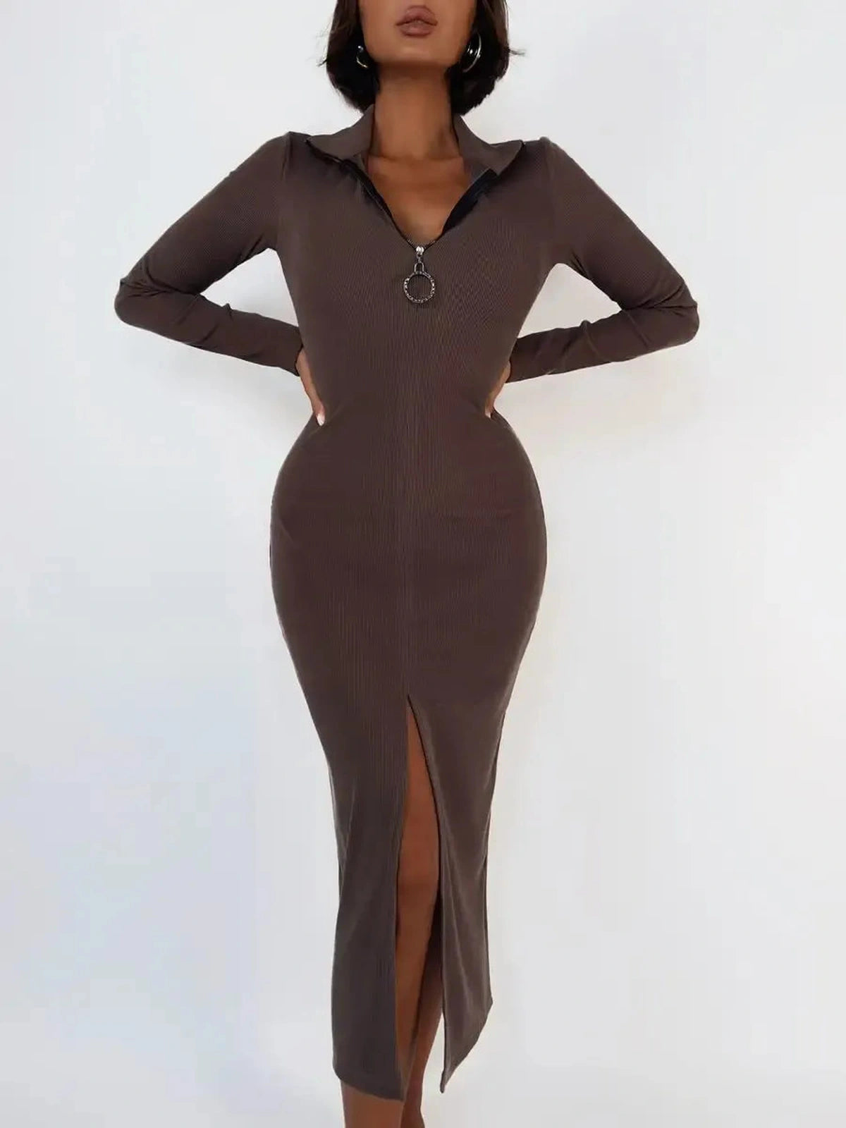 Mocha Midi Dress