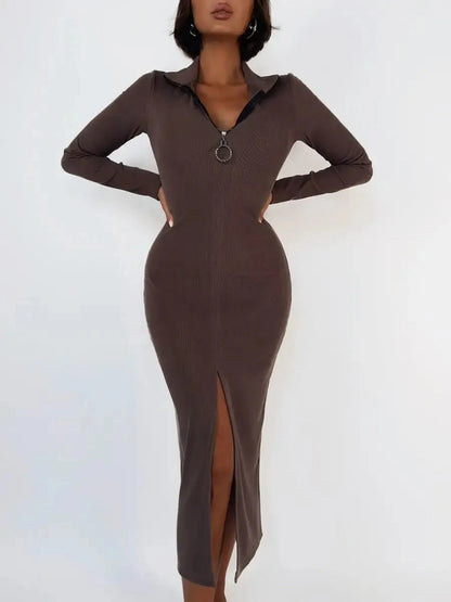 Mocha Midi Dress