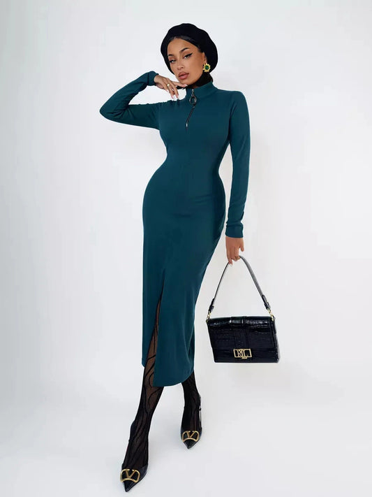 Emerald Midi Dress