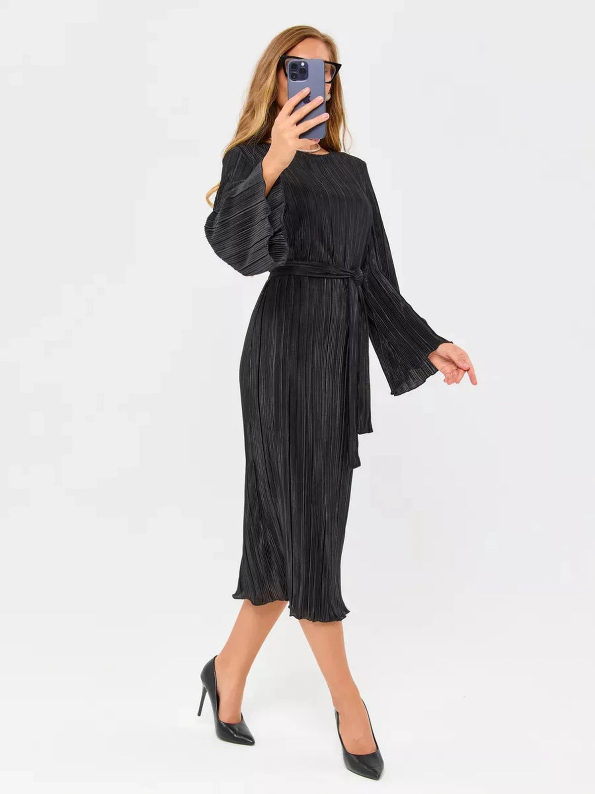 Noir Midi Dress