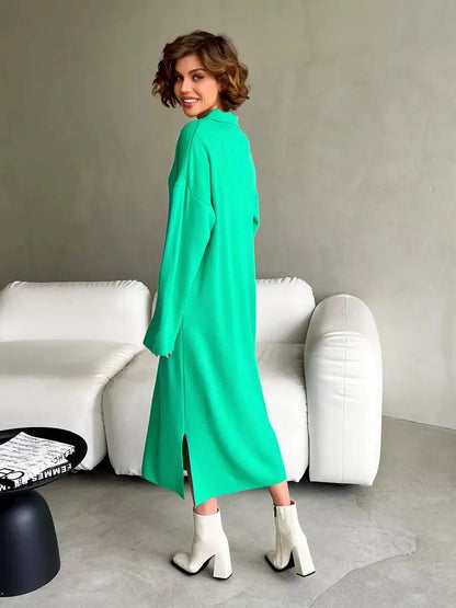 Viridian Midi Dress