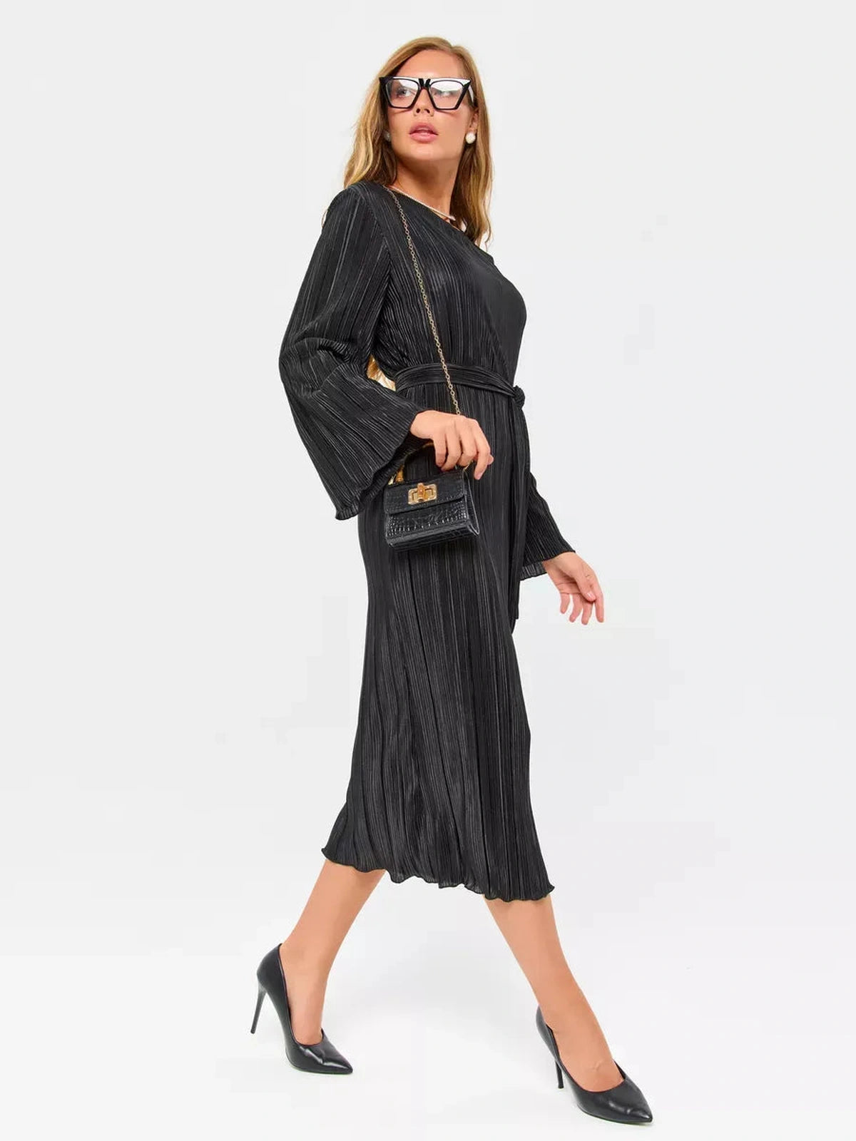 Noir Midi Dress