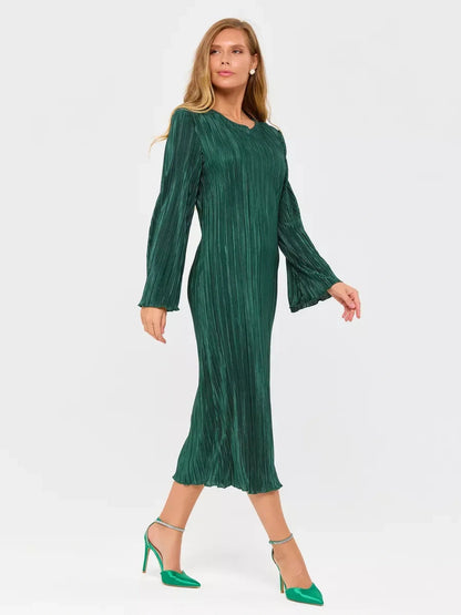 Emerald Midi Dress