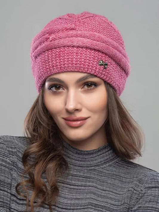 Cranberry Knitted Hat
