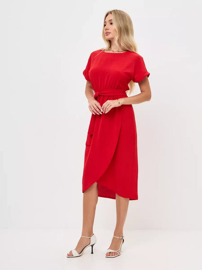 Carmine Midi Dress