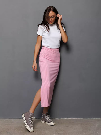 Rosette Midi Skirt