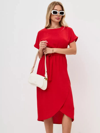 Carmine Midi Dress